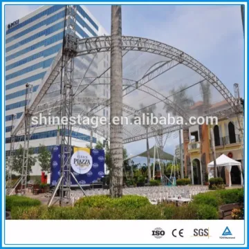 ISO certification 24 inch concert square bolt aluminum truss dome