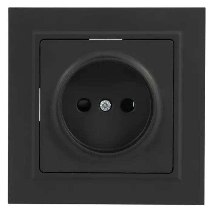 10A Soket Rusia Tanpa Mekanisme Grounding Putih