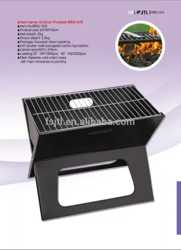 Stainless steel Folding Portable Charcoal BBQ Grill