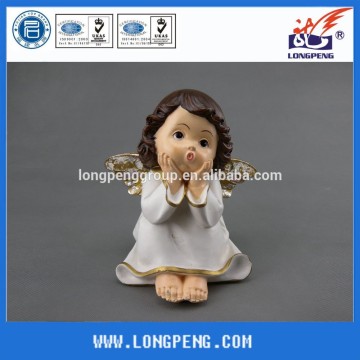 Newest Arrival White Resin Souvenir Angel Statue