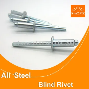 Open type countersunk head steel/steel blind rivet