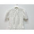 Women's white lace dress