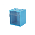 Caixas transparentes empilháveis