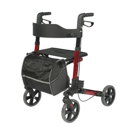 Aluminum Walker Double Folding Walking Aids for older