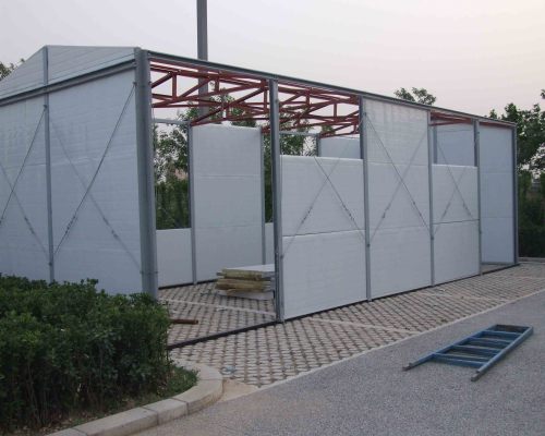 Sandwich Panel House Prefab House on Camp Site