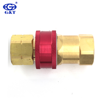 Dormont 1/2 "Fitting Sambungan Sambungan Cepat untuk Garis Gas dan Selang Gas Alam - Ideal untuk Panggangan BBQ