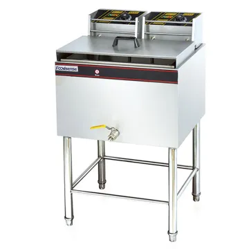 Free Standing Commercial Kitchen Equipment Stainless Steel Deep Fryer
