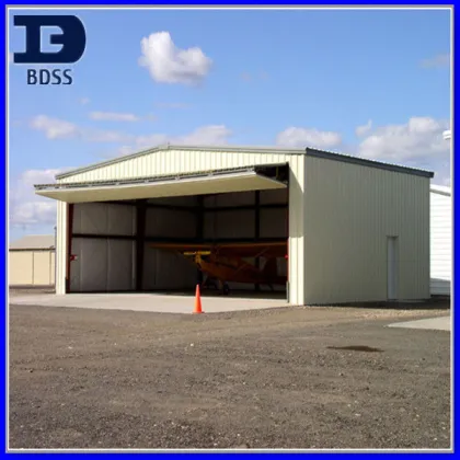 Q235 Assembled Steel Aircraft Hangar , Steel Airplane Hangars