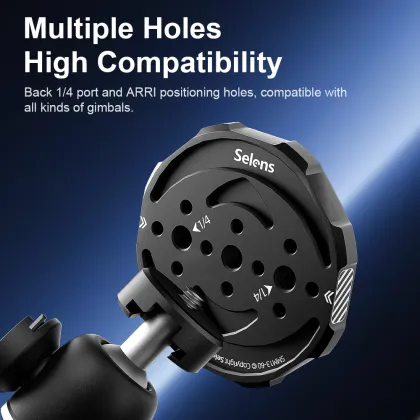 Magnetic Stand Holder for Apple MagSafe with 1/4 Inch Thread and ARRI Hole for iPhone