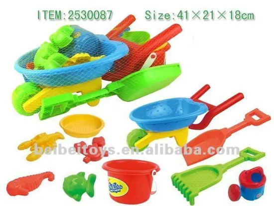 10pcs Plastic Beach Toys, Beach Playset, Beach Tool Toys