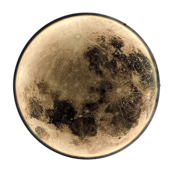 Creative 3D LED Wall Lighting: Moonlight Decorative Wall Lamp for Bedroom Background and Nighttime ambiance