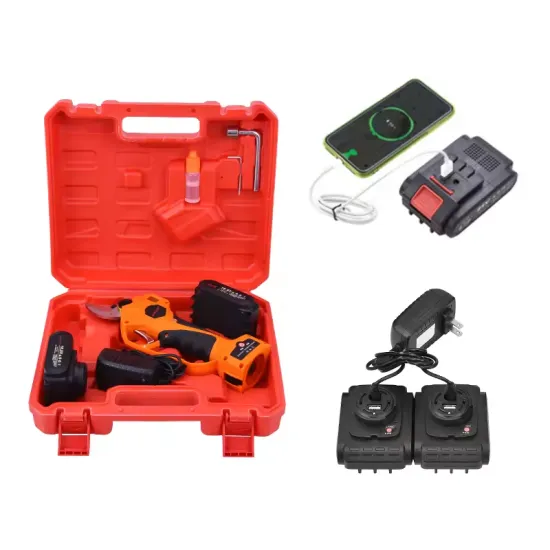 High-Quality Rechargeable Cordless Pruning Shears with 40mm Blades: Professional Garden Tool for Efficient Cutting