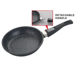Non-Stick Die-Cast Removable Handle Frying Pan | Aluminum Non-Stick Frying Pan: The Perfect Cooking Companion