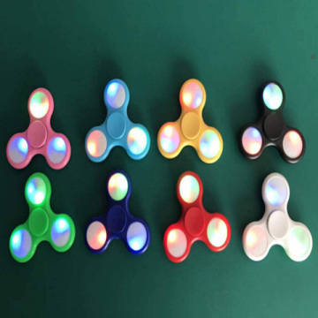 2017 Hot Sale Hand Spinner ABS Toys decompression led fidget hand spinner
