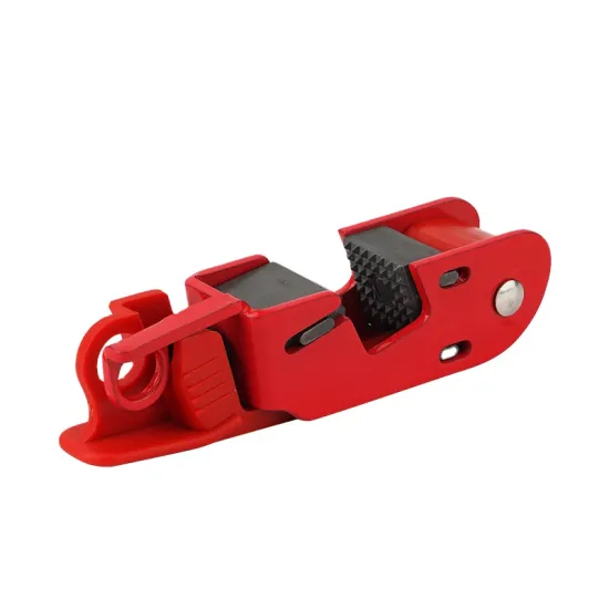 Circuit Breaker Lockout Safety Device with Locking Screw for Industrial Applications