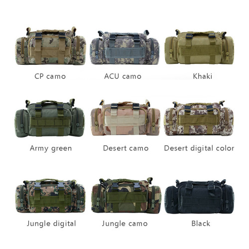 Camuflagem de bolsa de ombro tática extra grande de grande capacidade