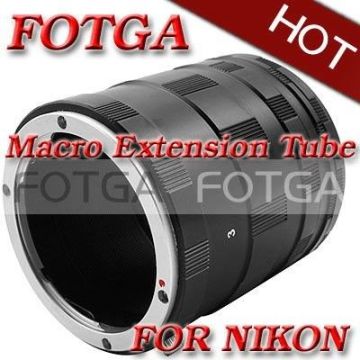 Fotga Macro Extension Tube Set For Nikon D200 D300 D700 D1 D90 D3100 Cameras Or Dc Dv