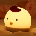 Adorable Slmo Silicone Chicken Night Light para habitaciones para niños