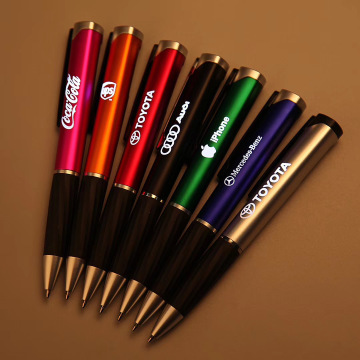 Mayoristas hot selling 3-in-1 Multi-function metal ball pen