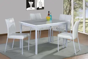 Classy White Elegant Metal Dining Room Tables Suppliers