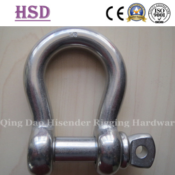 Us Type Forged Shackle, Stainless Steel 304, 316, A2, A4, European Large Dee, Bow Type