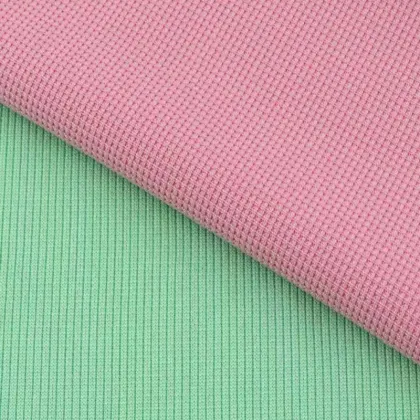 Cool Silk Cotton Waffle Fabric