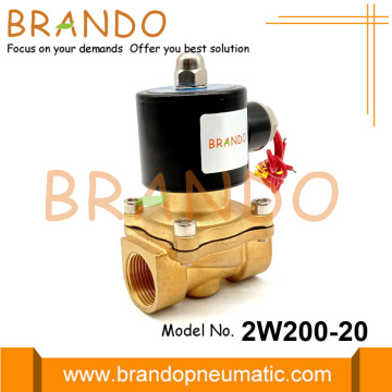 2W200-20 3/4 &#39;&#39; Elektrikli Su Solenoid Valfı 120V 110V