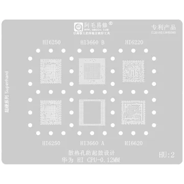 CPU Repair Solution for Huawei HI Series with Amaoe BGA Steel Plating Tin Mesh