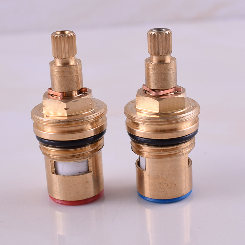 Faucet Cartridge Brass Ceramic Faucet Cartridges Hot and Cold Water Quick Opening Shower Faucet Valve Core Fittings Accessories