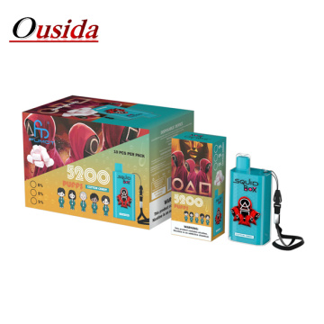 Hot RandM Squid Box 5200 Puff Vape Pen