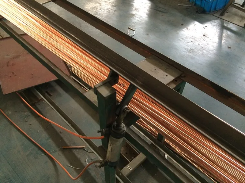 Capillary Feeding Copper Pipe Straightener and Orbital Cutting Machine for Air Conditioner