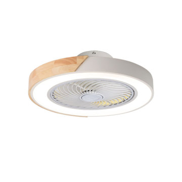 Uzaktan kumandalı modern akrilik LED ahşap tavan fanı