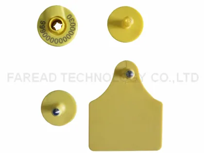 134.2khz FDX-B and HDX RFID animal ear tag for livestock management