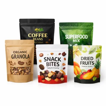 Stand Up Zipper Pouch for Food Packaging