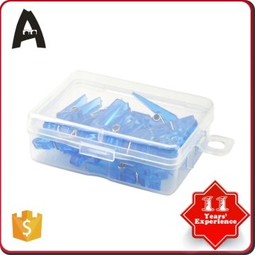 Small Clear space-saving design office school Foldable container plastic storage box