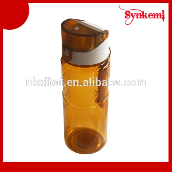 600ml Custom logo plastic water bottle supplier