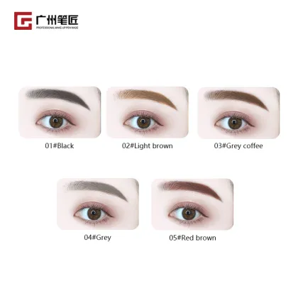 automatic rotating eyebrow pencil with eyebrow brush