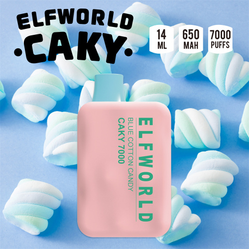 Original Elf World Caky 7000Puffs Rechargeable Vape