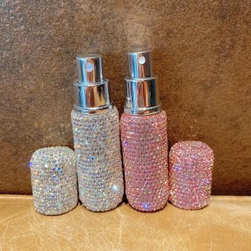 IN STOCK: 5ml & 10ml Rhinestone Empty Portable Spray Bottles - Refillable Perfume Atomizers