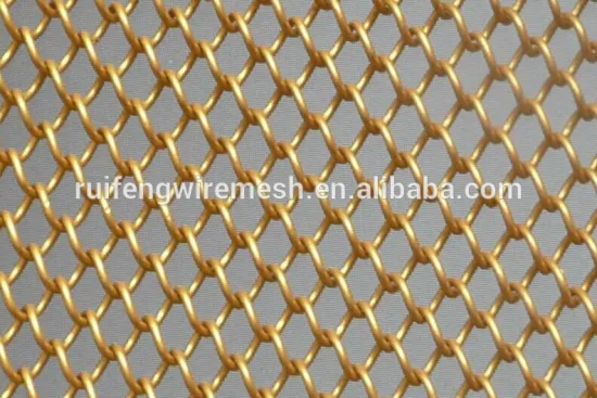 large metal mesh curtains