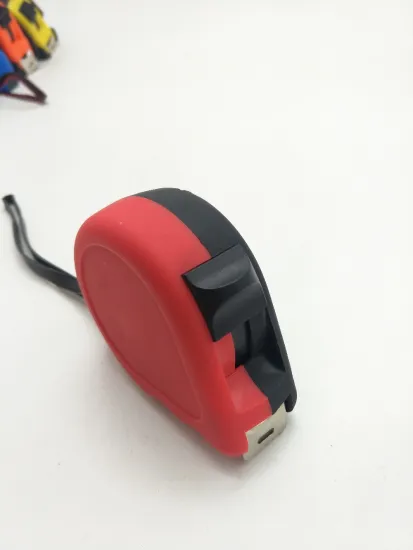 Red and black classic tape measure