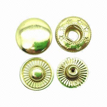 Bag's 15mm Bronze Brass Metal Snap/Button Press Popper Snap