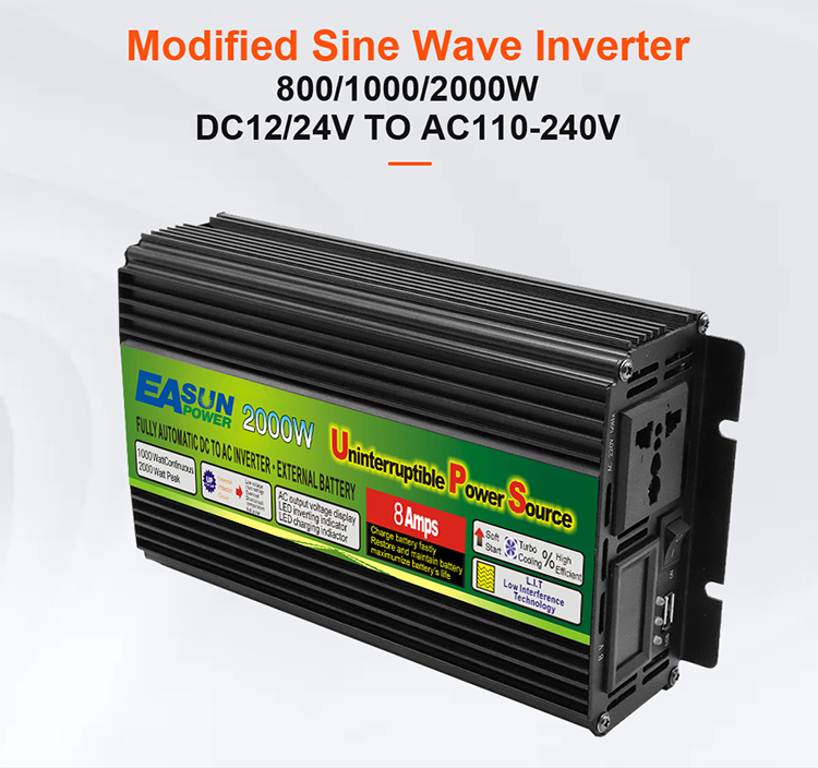 6000W Modified Sine Wave Inverter: DC to AC