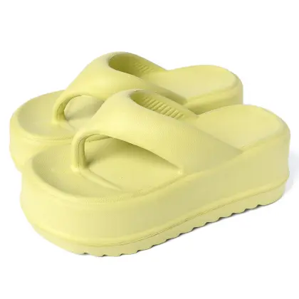 Wholesale EVA Foam Thick Sole Flip -Flops Slippers