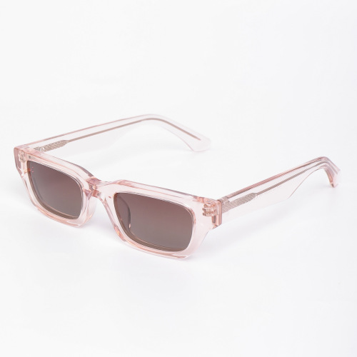 Wholesale Y2K Vintage Chunky Rectangular Acetate Sunglasses TAC Lens