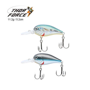 THORFORCE 52mm 9Colors 3D Bionic Fish Eye Crank Bait Fishing Lure