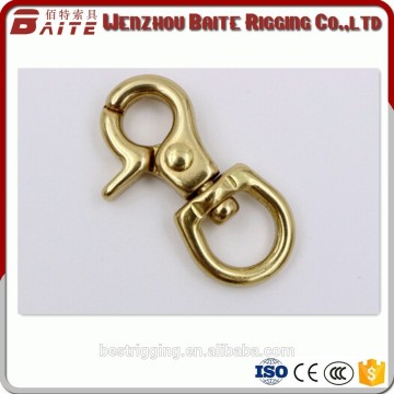 3Sizes Solid Brass snap hook for handbag,Square Lobster Clasps Swivel Trigger Clips Hooks for Straps Bags Belting leathercraft