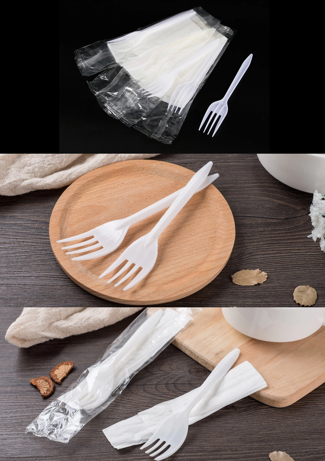 Disposable Plastic Tableware PP Knife/Spoon/Fork for Fast Food