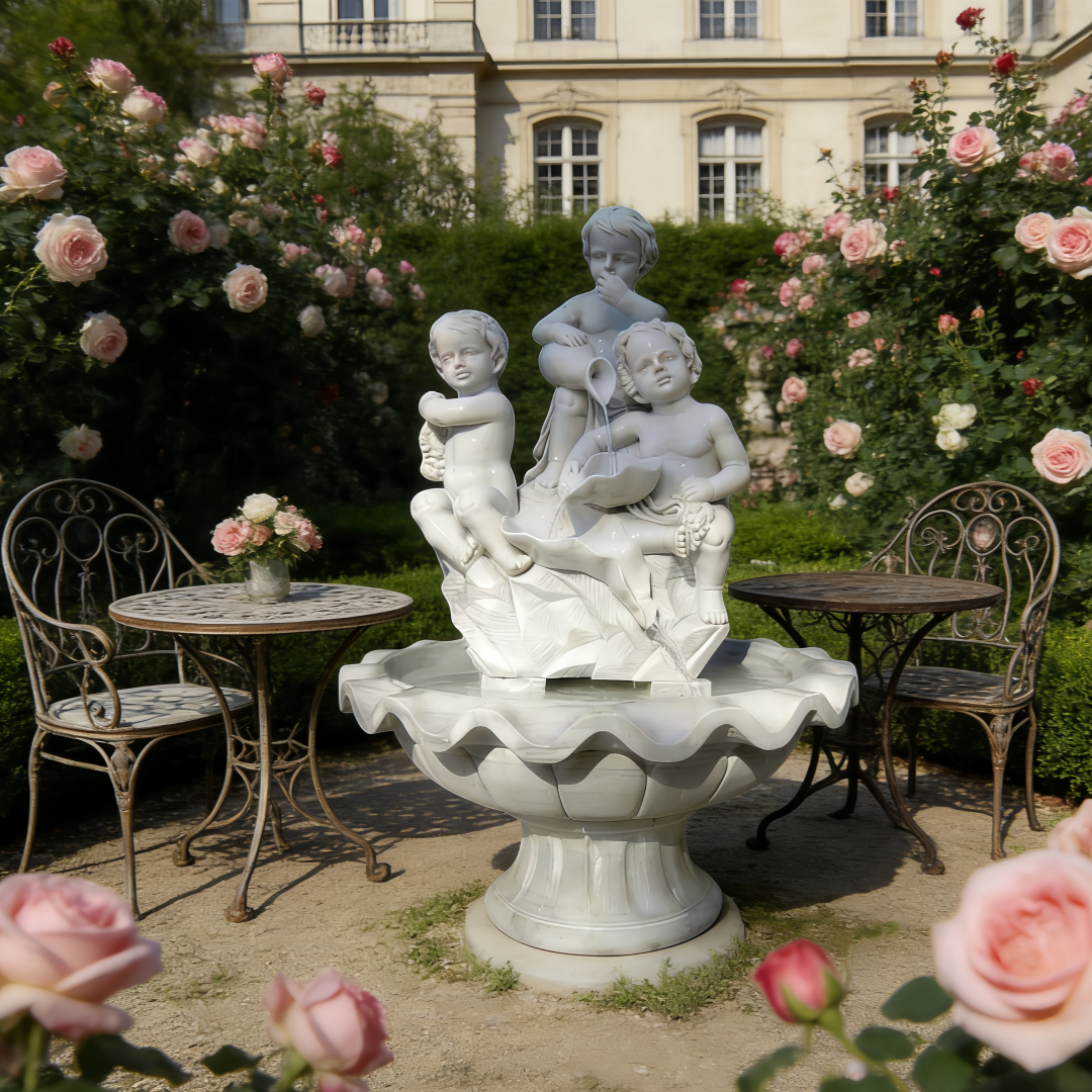 Fountain_GeneratedBackground_BloomingGarden