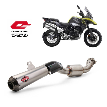 QJMOTO QJ750 Large Displacement Exhaust Modification